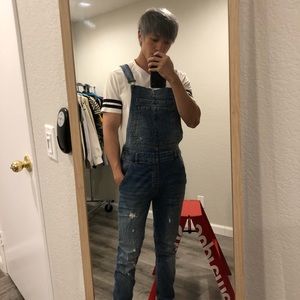 Zara Denim Overall sz S